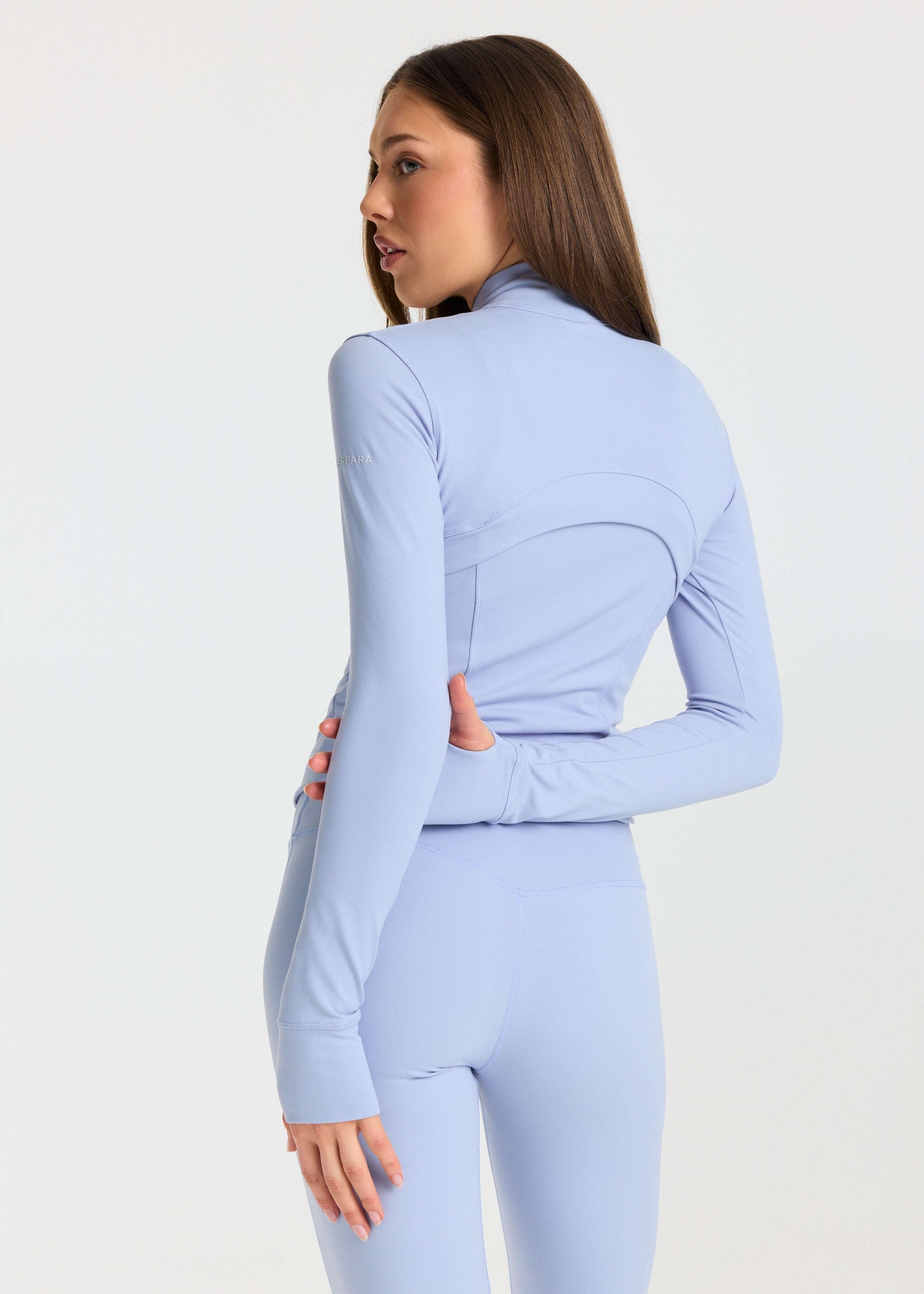W. Sculptluxe® Zip Jacket - Vintage Blue